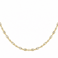 Silver gold plated multi shaped dainty necklace