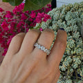 Silver gold plated all around heart band