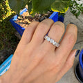 Silver gold plated all around heart band