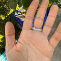Silver gold plated all around heart band