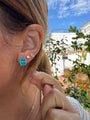 “Antibes” paraiba stud earrings