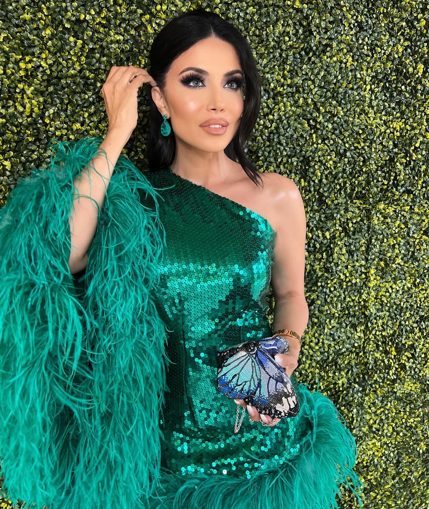 Maldives large pear paraiba drop earrings