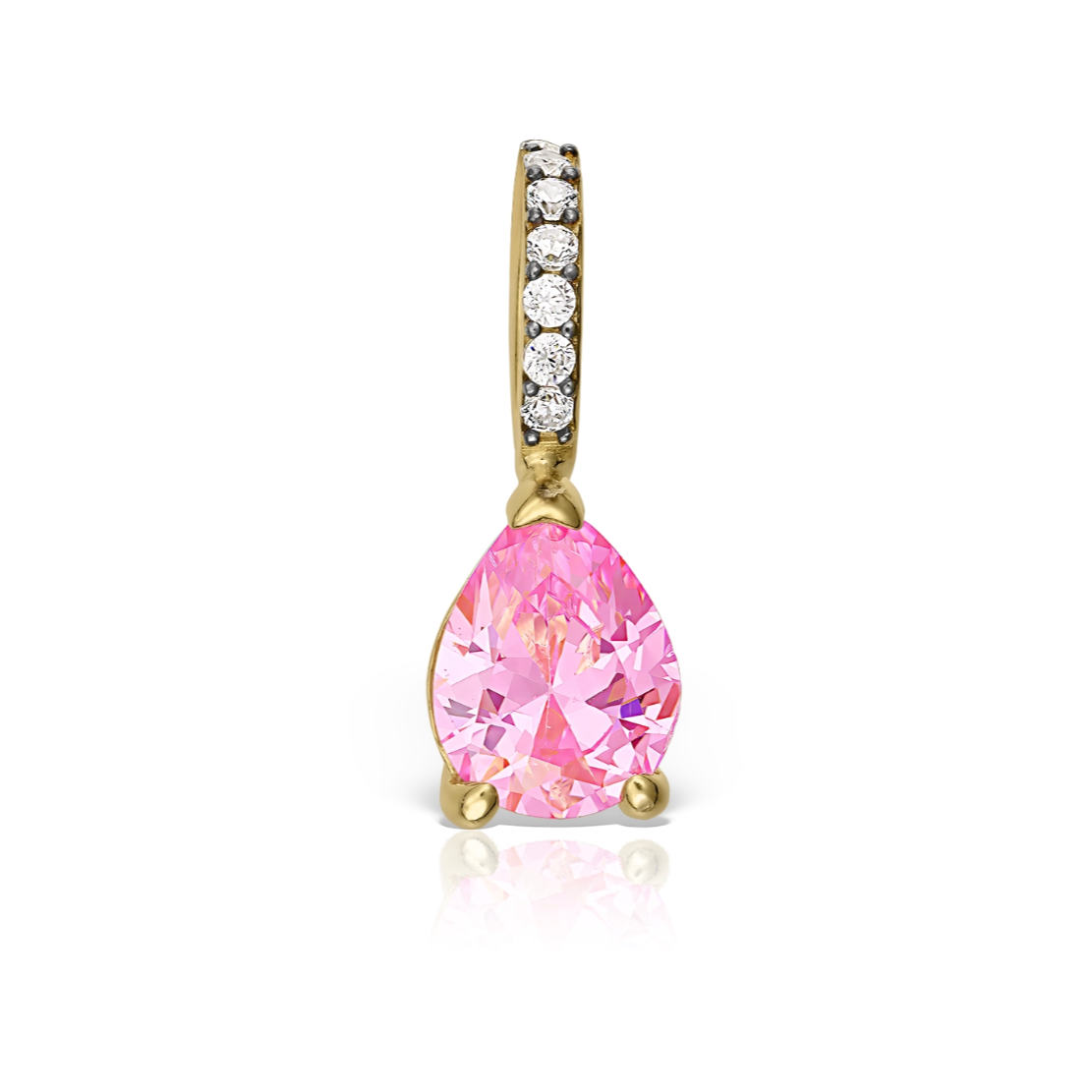 Silver gold plated ball chain "single" charm necklace