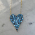 “Amore” turquoise heart necklace
