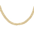 Silver gold plated chain link chokers